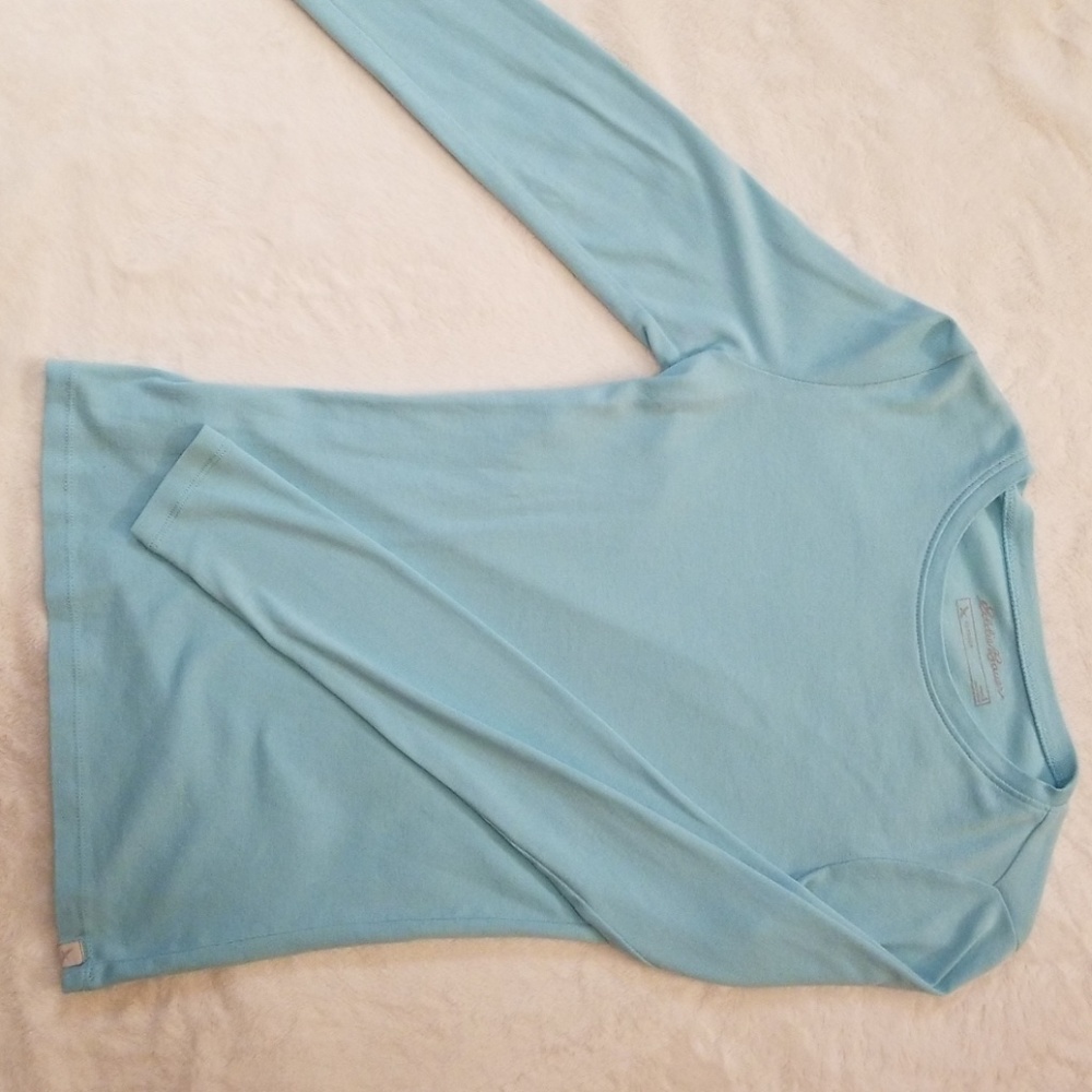 Light blue long sleeved shirt